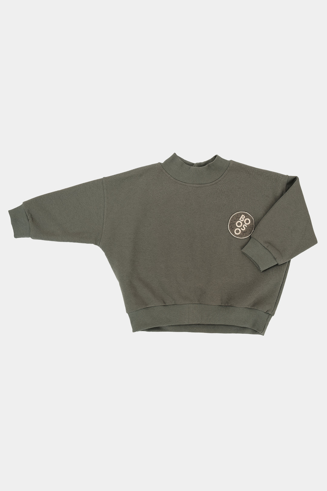 Bluza-Warm Booso Sweatshirt-Olive