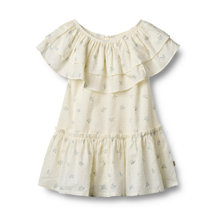 Dress Bitten (1305-237)-Blue Flowers