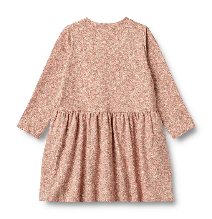 Jersey Dress L/S Bessie (1566-182c) rose dust flower meadow