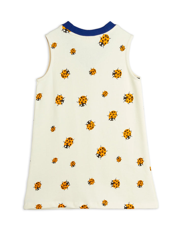 LADYBUGS AOP SWEATDRESS-Off White