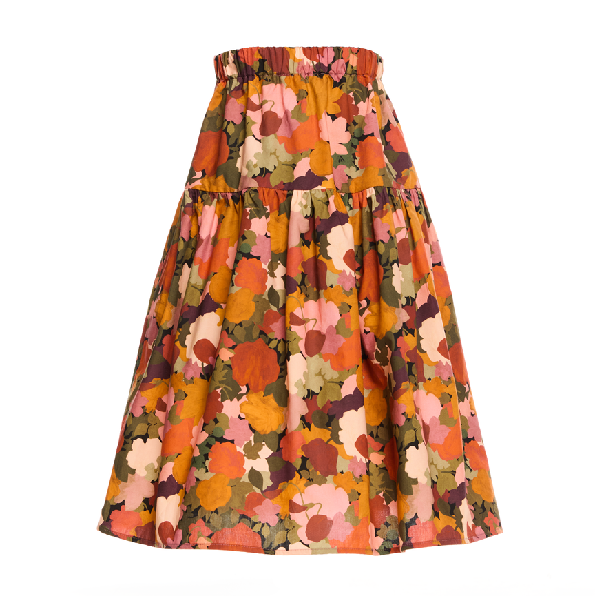 Cotton Skirt Sienna-Multicolor