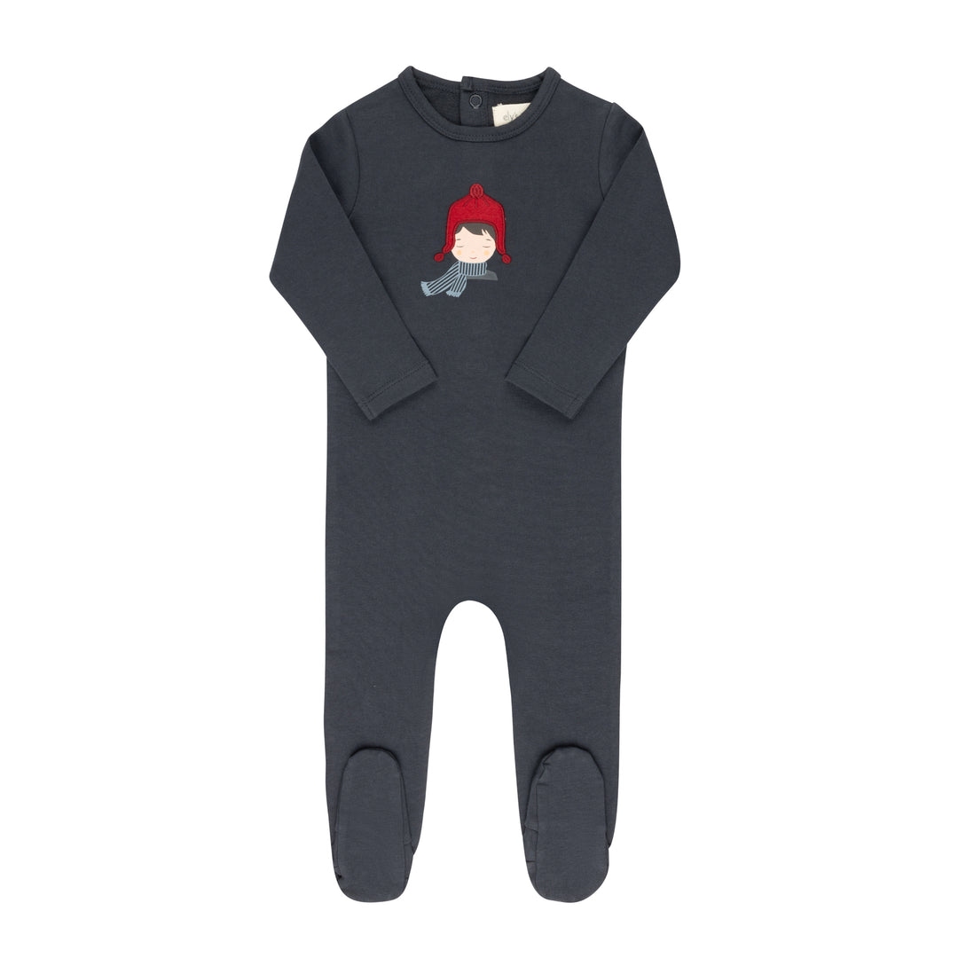 Autumn Kids Collection -Navy - Footie