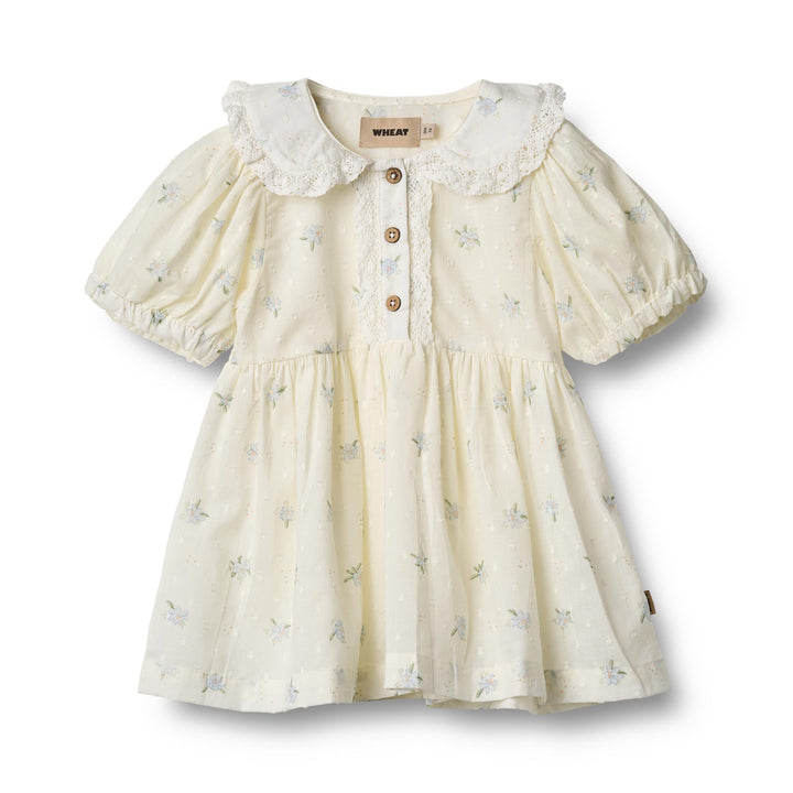 Dress S/S Adele (5209-237)-Blue Flowers