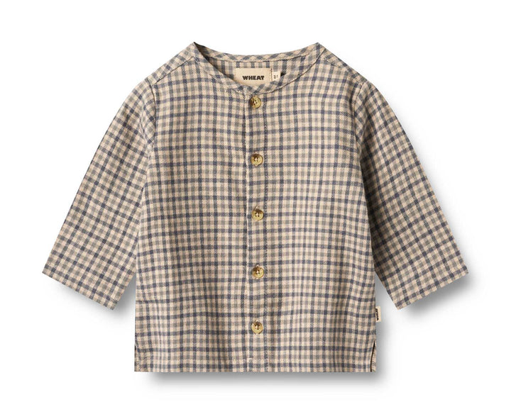 Shirt L/S Shelby (6658-461) blue check