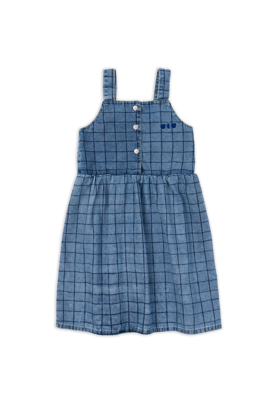 A25131L-Emilia Dress-Washed Denim