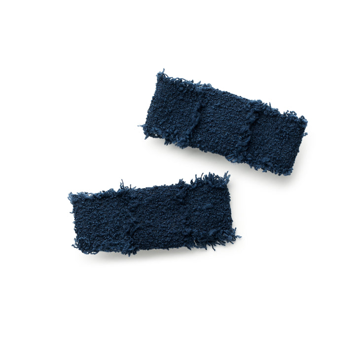 amardc003-Amara deconstructed wooled double clip set-navy