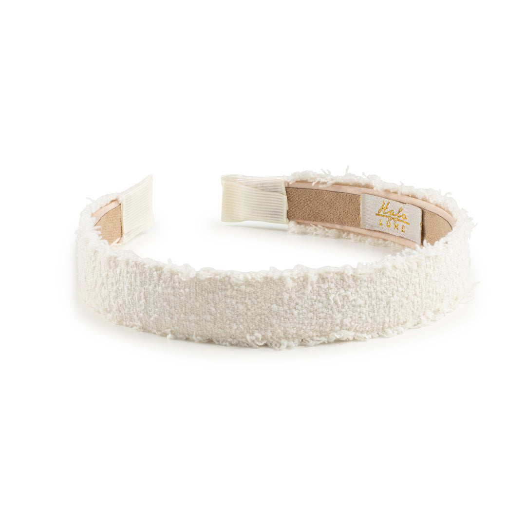 amarh001-Amara deconstructed woolen headband-ecru