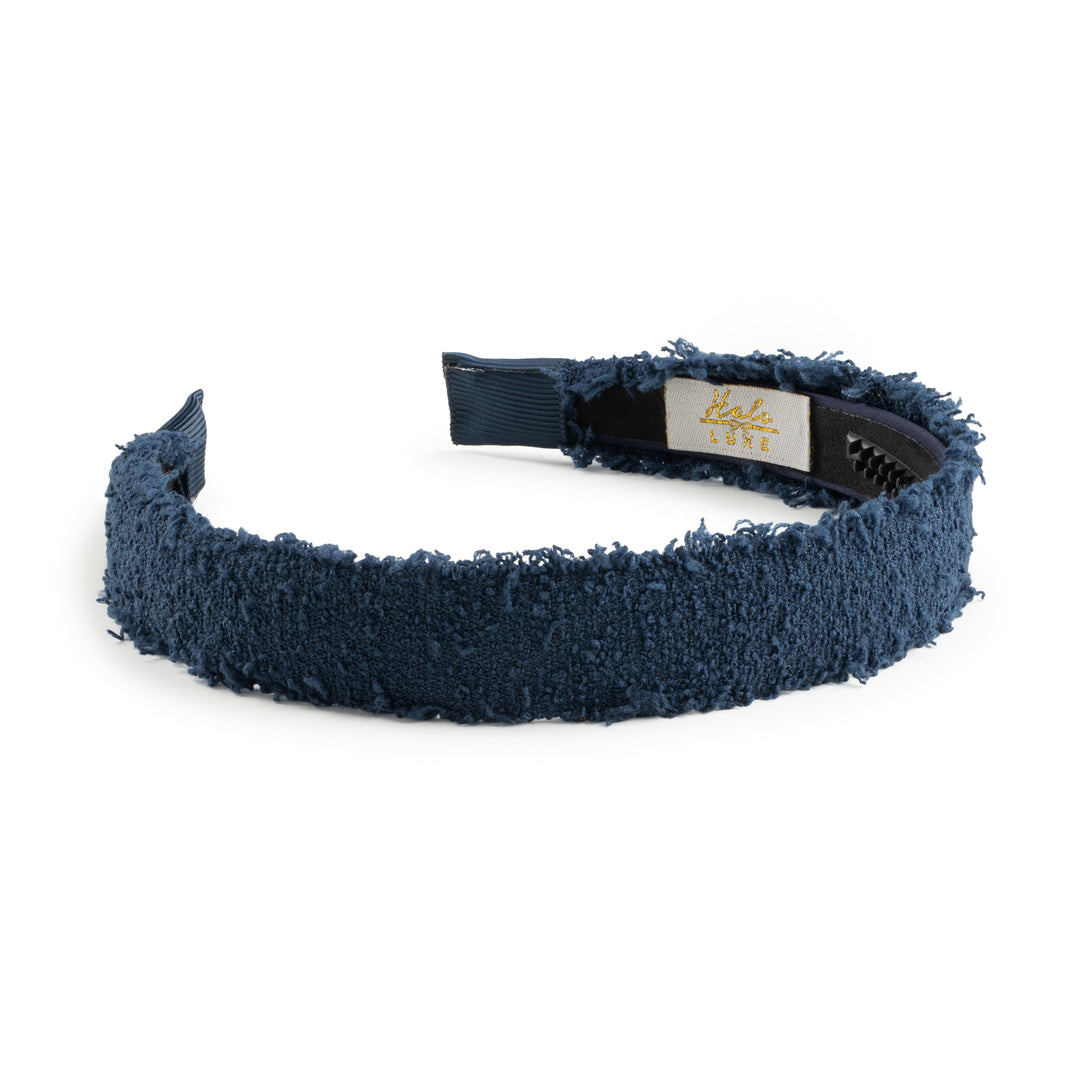 amarh003-Amara deconstructed woolen headband-navy
