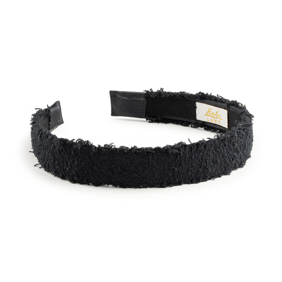 amarh004-Amara deconstructed woolen headband-black