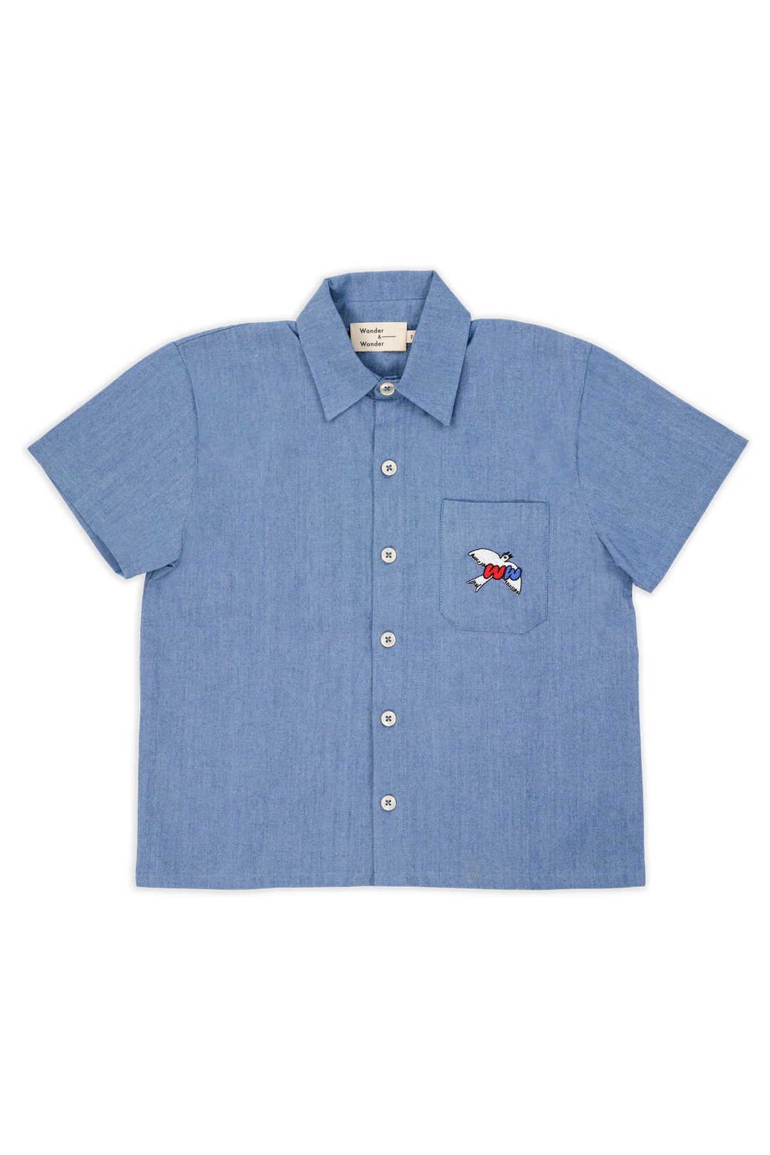 B25104-Summer Denim Shirt-Denim Chambray