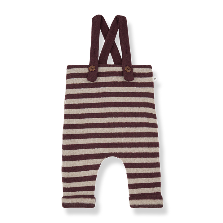 ESBEN/BERTAN-t-shirt/Overall SET-melanzana