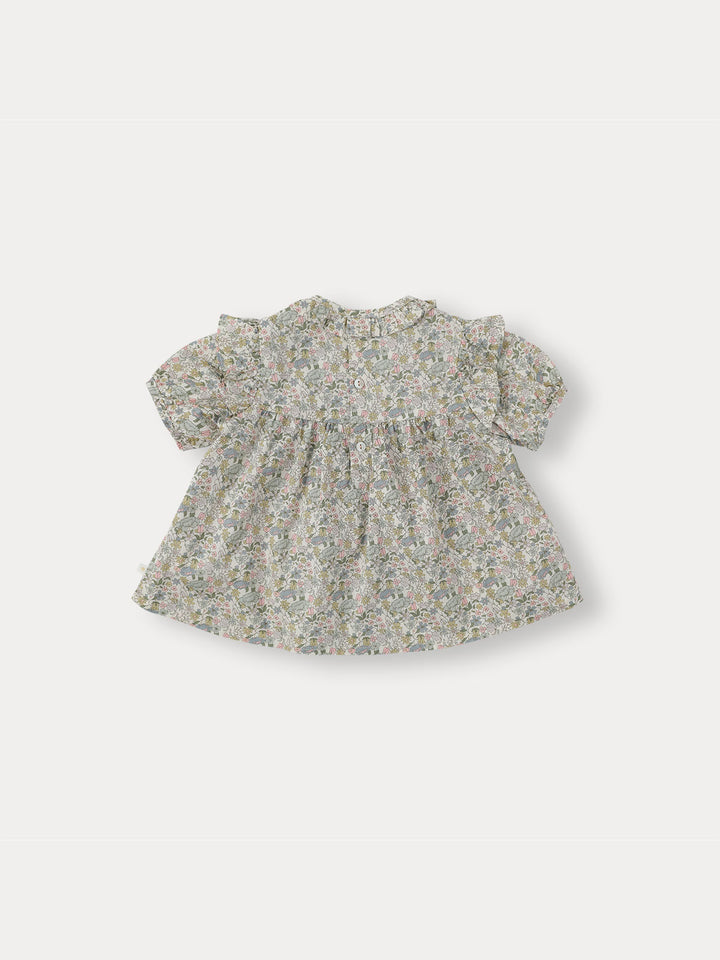 BABY-RILEY FRILL BLOUSE-cream