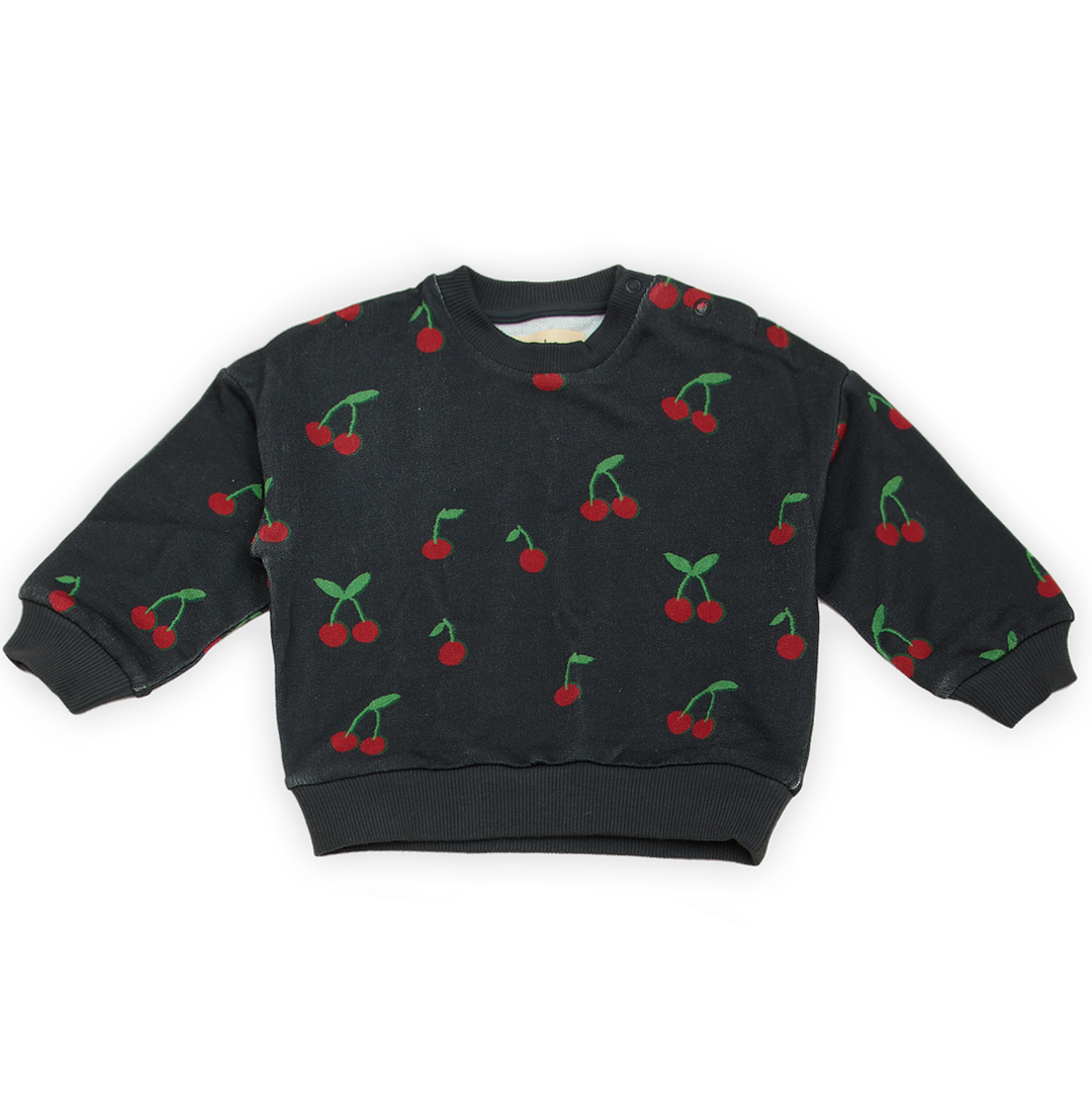 D25214-Baby Sweatshirt-black cherry