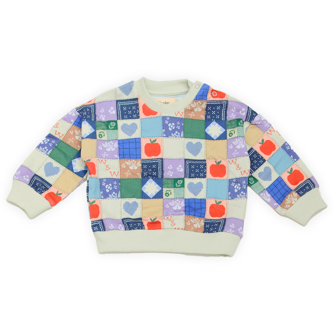 D25214-Baby Sweatshirt-multi quilt