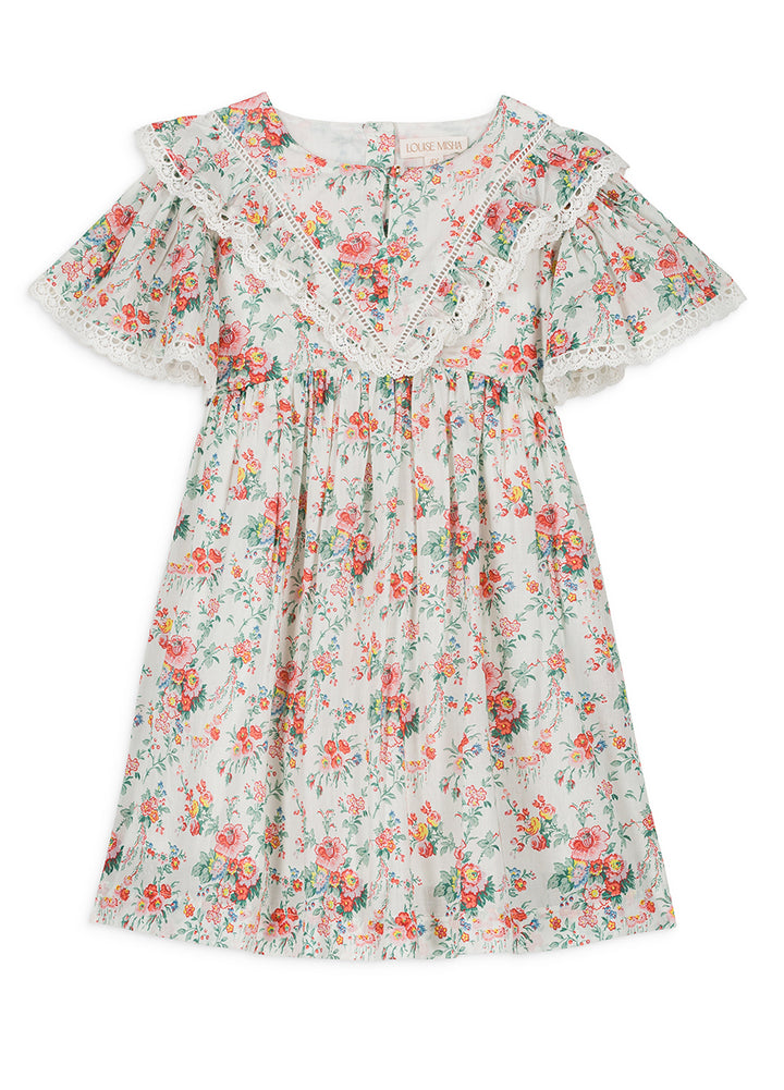 DRESS SILOE-Cream Rosa Festa