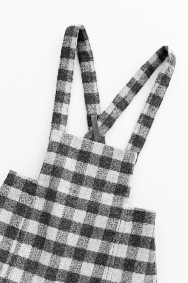 CHECKERED SHORTAL-GREY CHECKERED