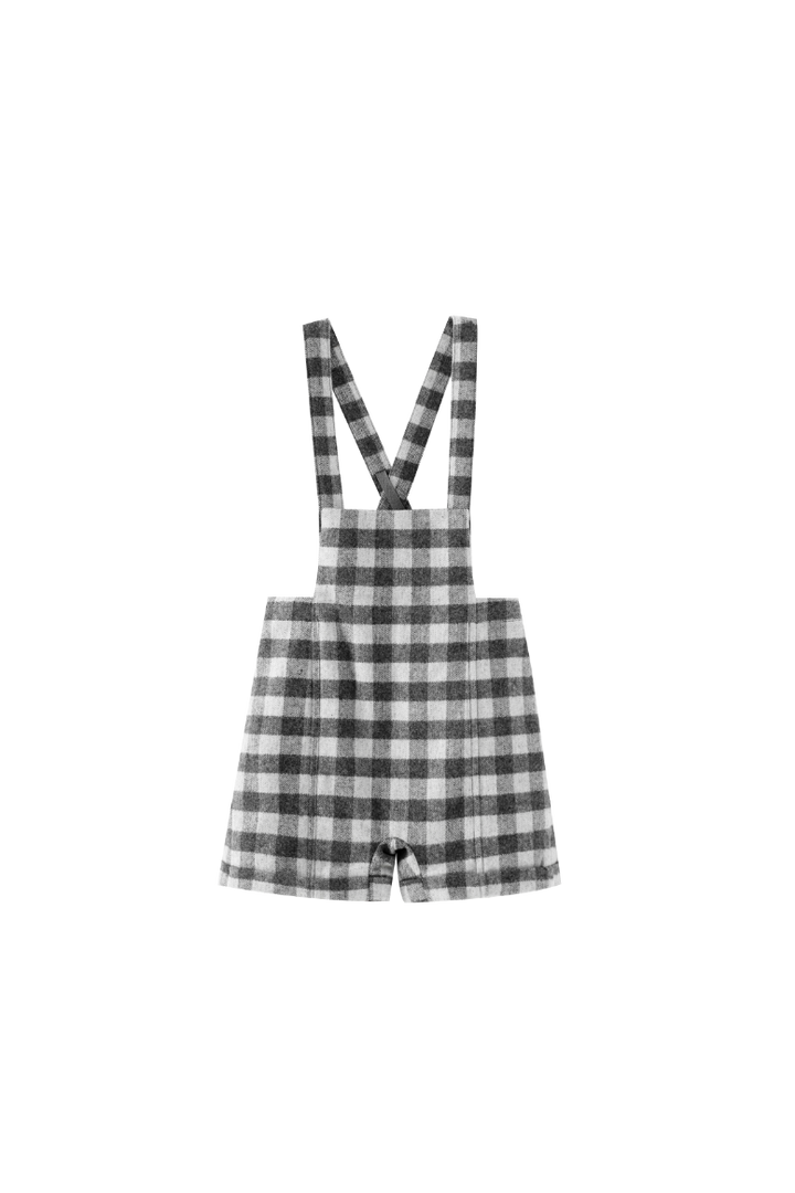 CHECKERED SHORTAL-GREY CHECKERED