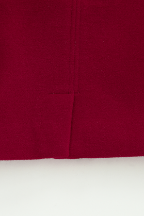 DOUBLE BREASTED WOOL JACKET-RED