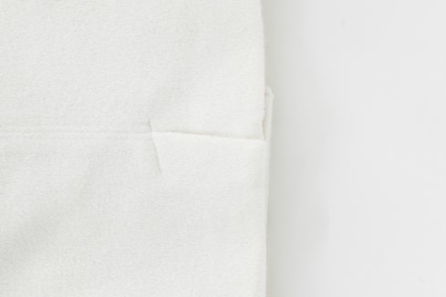 DOUBLE BREASTED WOOL JACKET-CREAM