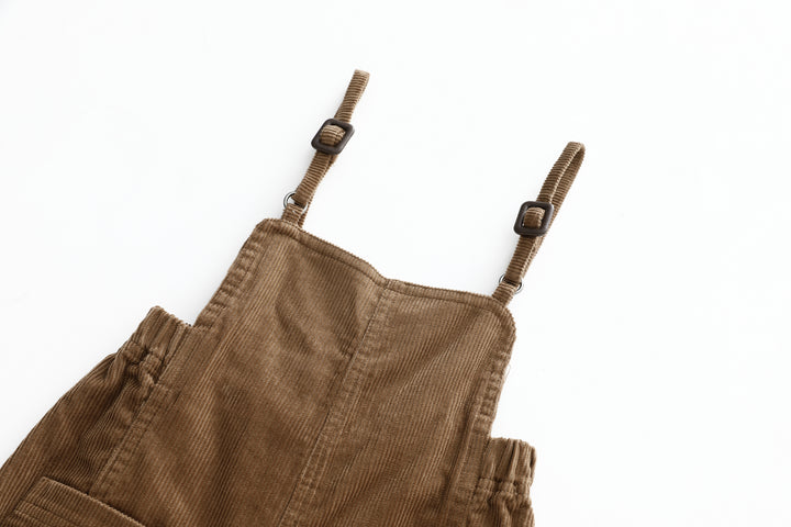 CORDUROY OVERALL-MOCHA