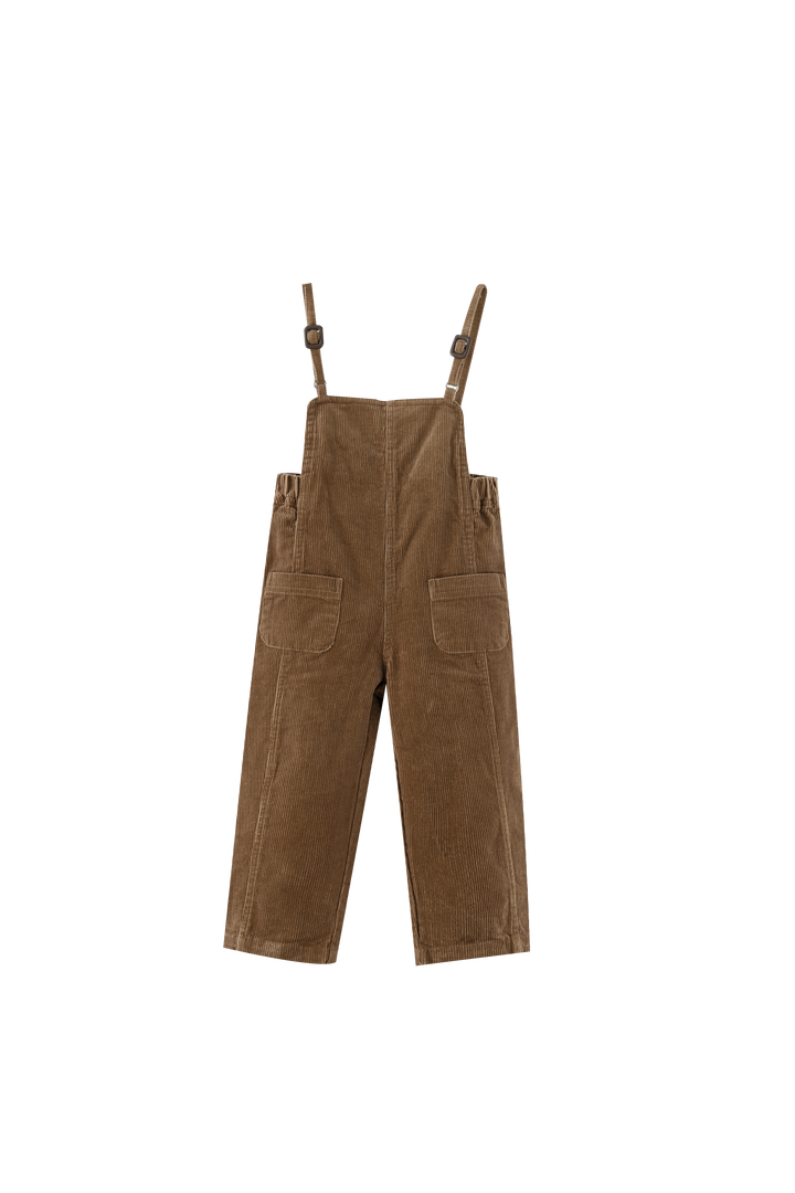 CORDUROY OVERALL-MOCHA