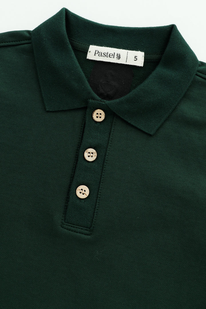 CLASSIC BOYS POLO-GREEN