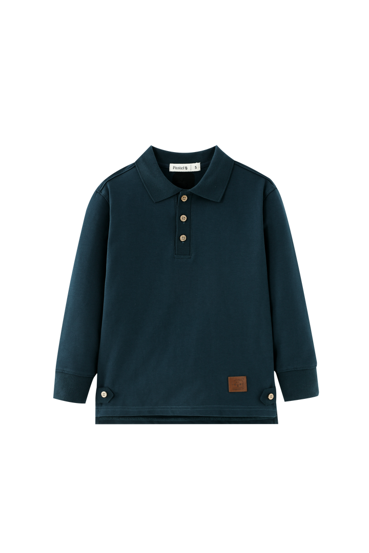 CLASSIC BOYS POLO-TEAL