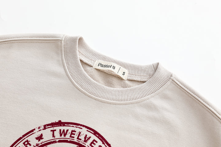 BONJOUR ICON SWEATSHIRT-STONE