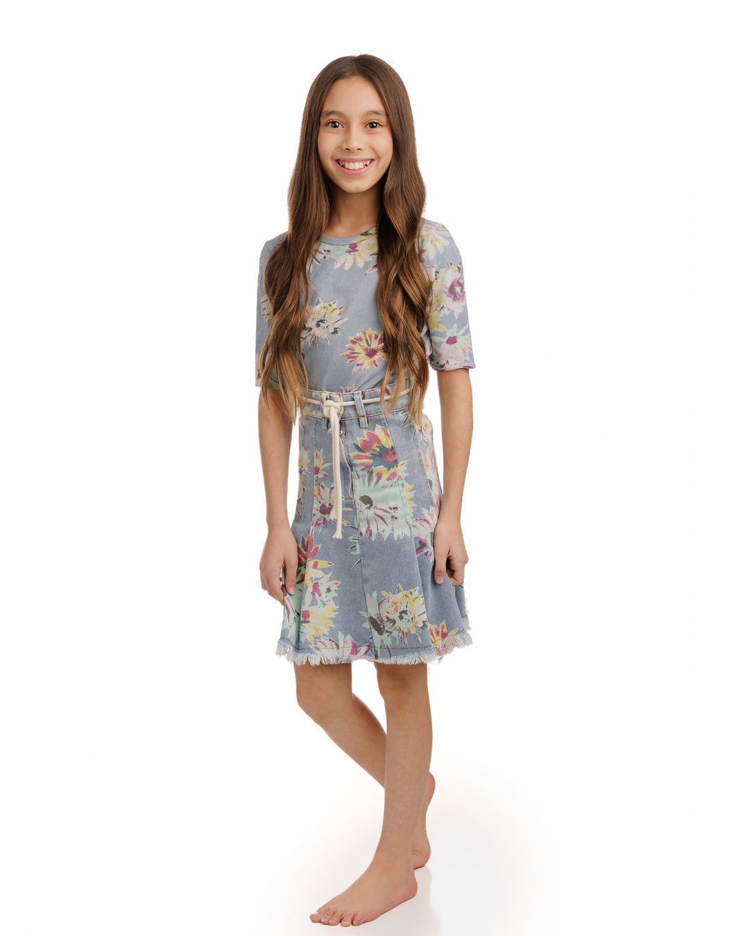 GS5102-TOP-Light Denim Print