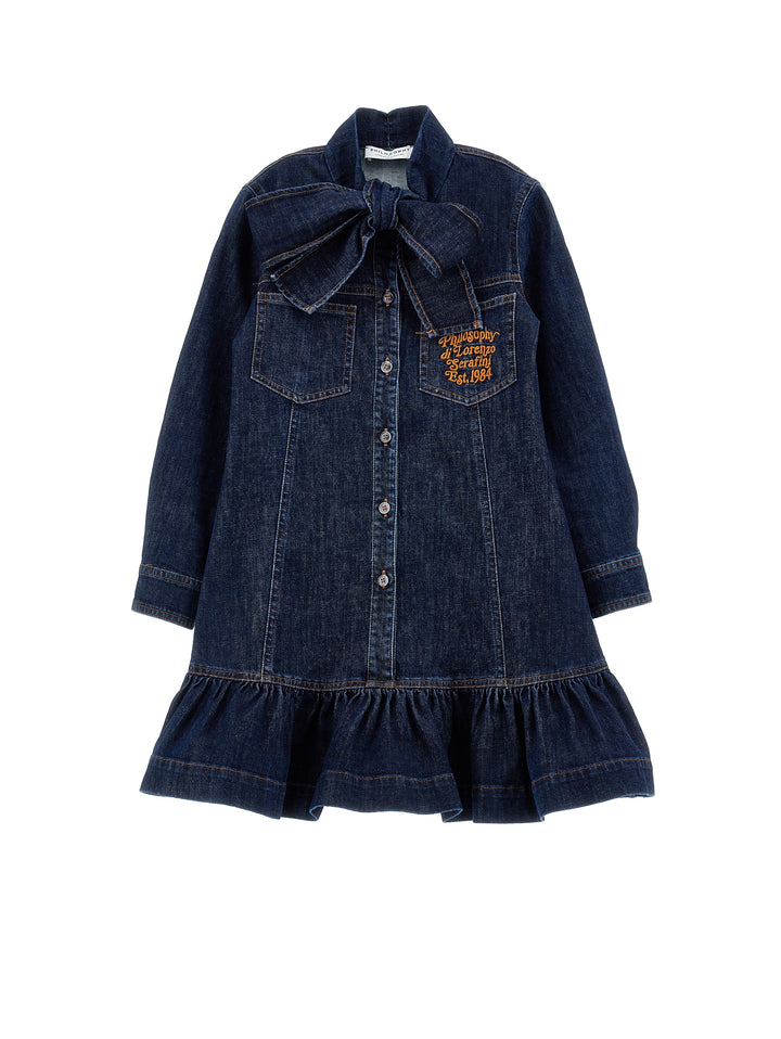 I9F901 6044-DENIM DRESS-BLUE