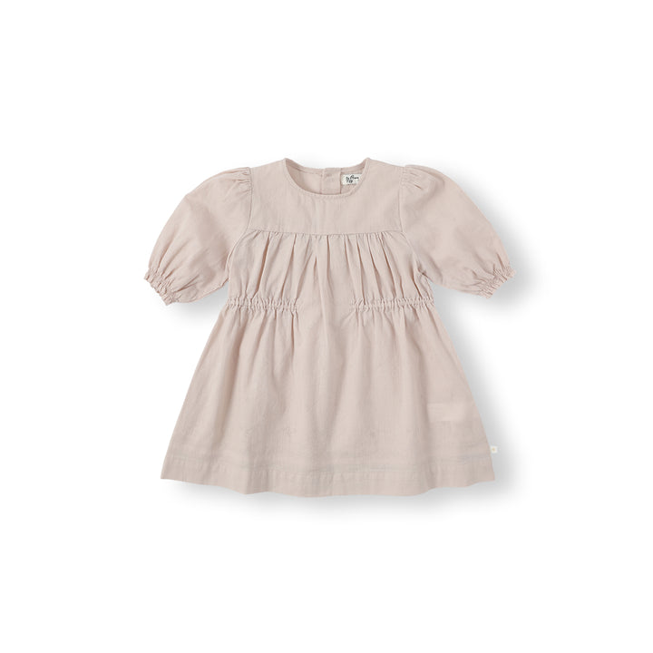 COLLINE JACQUARD DRESS-grayish pink