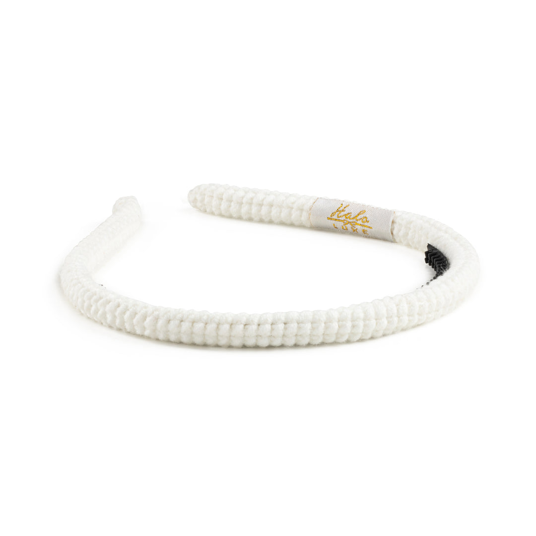 juliah004-Juliana textured knit headband-ecru