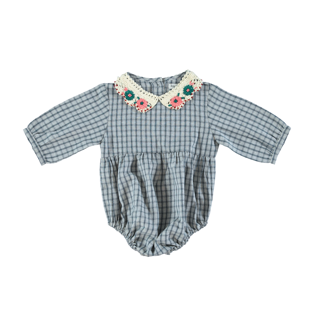 Rhea Romper-Blue