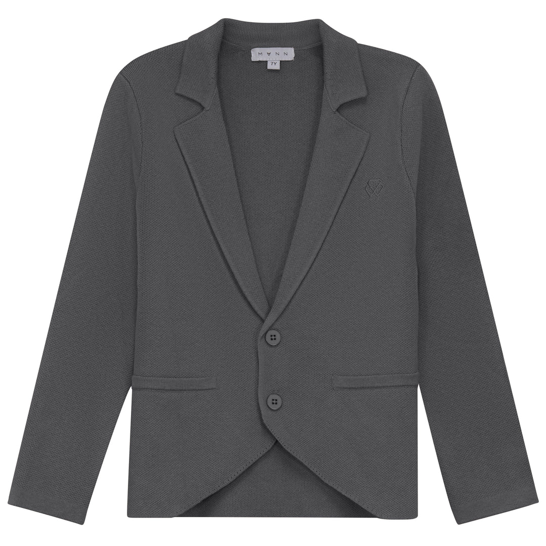 SKY-KNIT BLAZER-GREY
