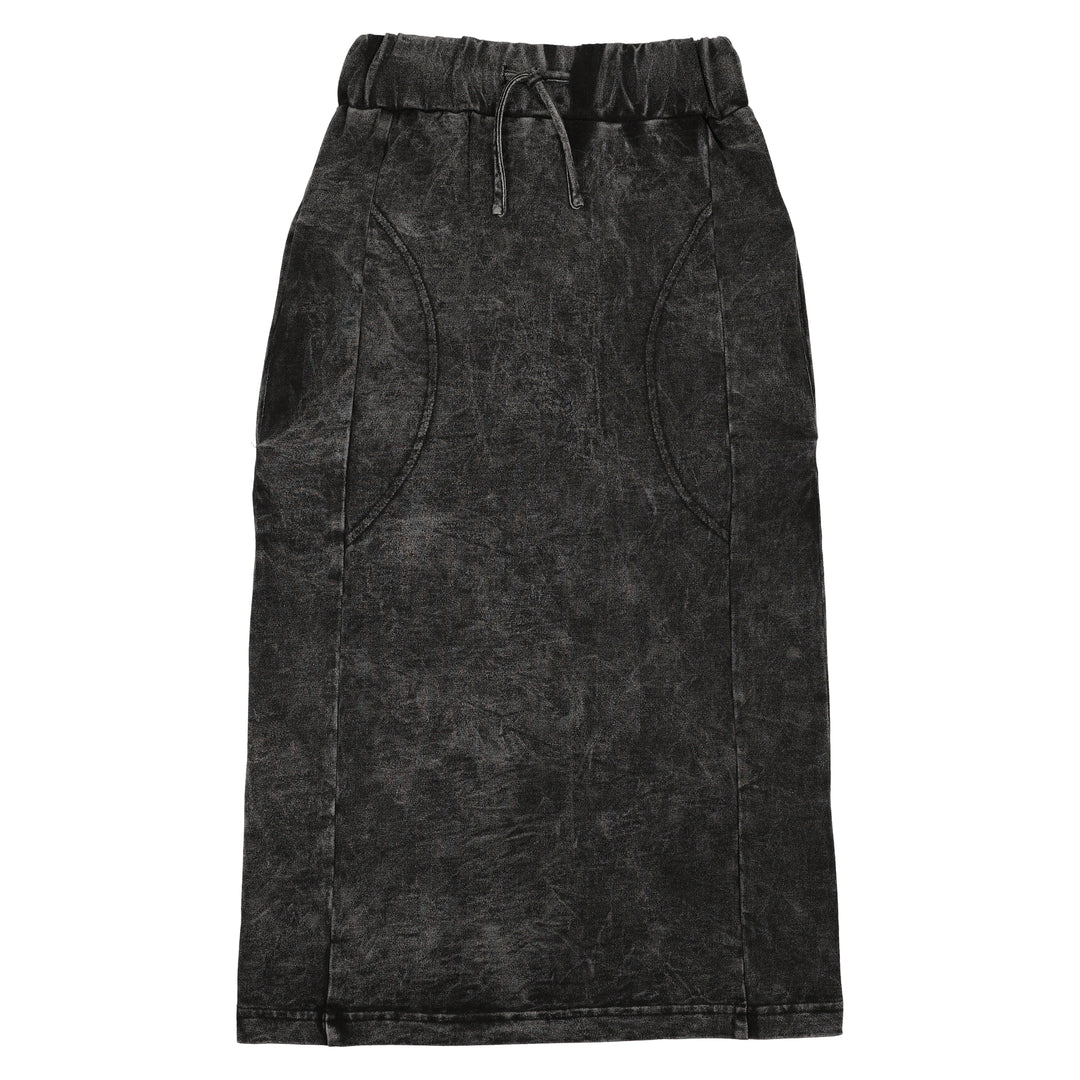 21-063A-Stitch Skirt-Black Wash