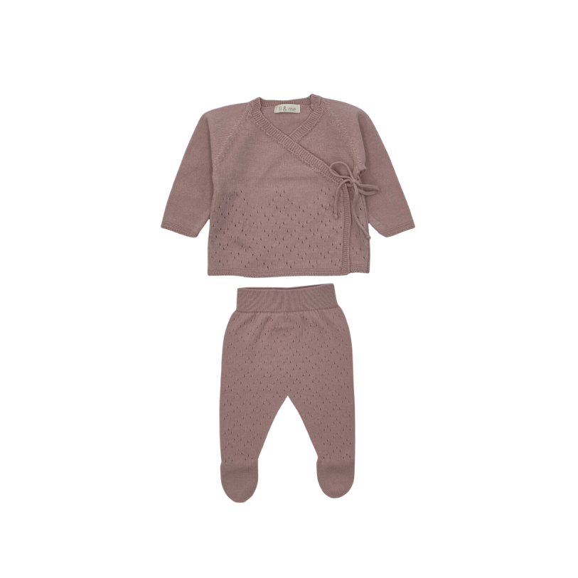 507/508-VERSALLES/GIO-KNIT SET-Pale Rose