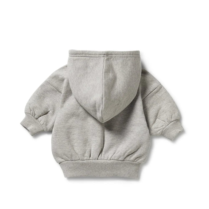 Charcoal Organic Terry Hooded Sweat