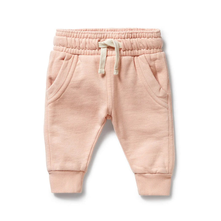 Blush Pink Organic Terry Sweat Pant