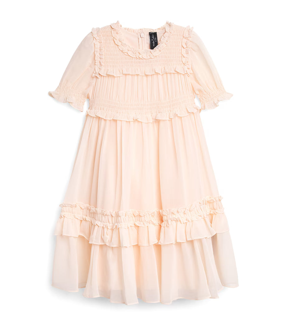 EMILIA GEORGETTE KIDS DRESS-OPAL