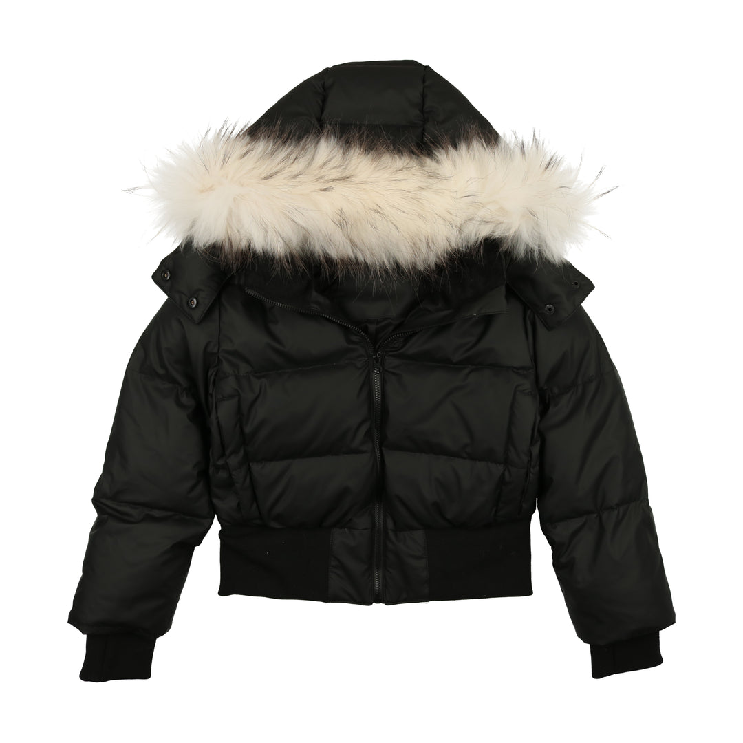 V158-Ducc Coats-Black-Natural Fur