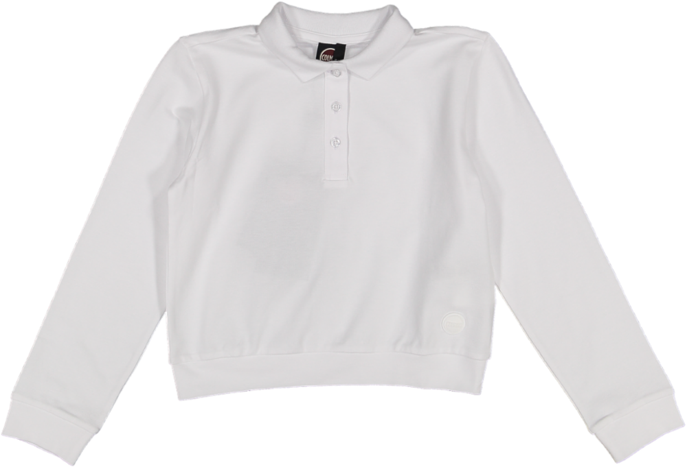 3508-LONG SLEEVES POLO-White