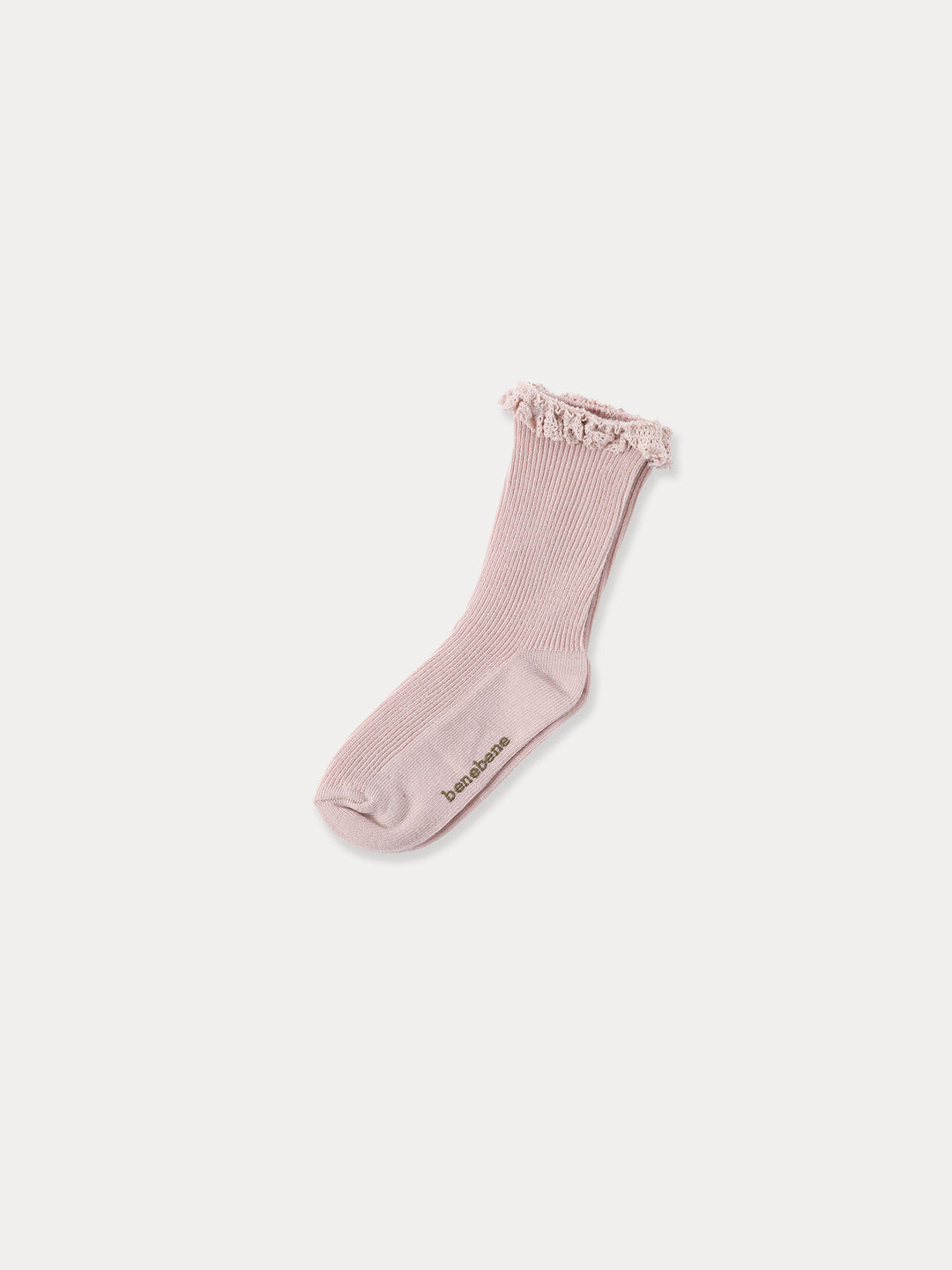 A)New Lace Socks-grayish pink