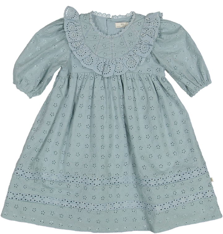 NATASHA DRESS-SEA DREAM OVERALL EYELET