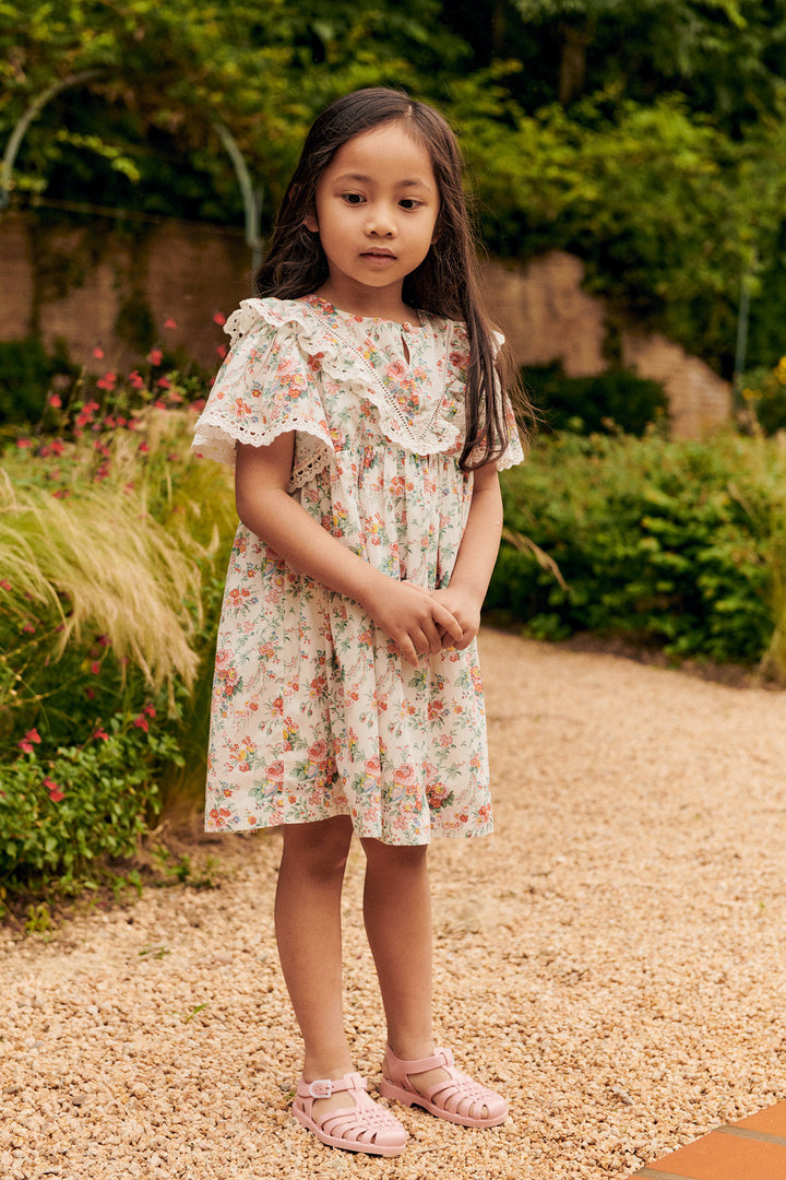 DRESS SILOE-Cream Rosa Festa