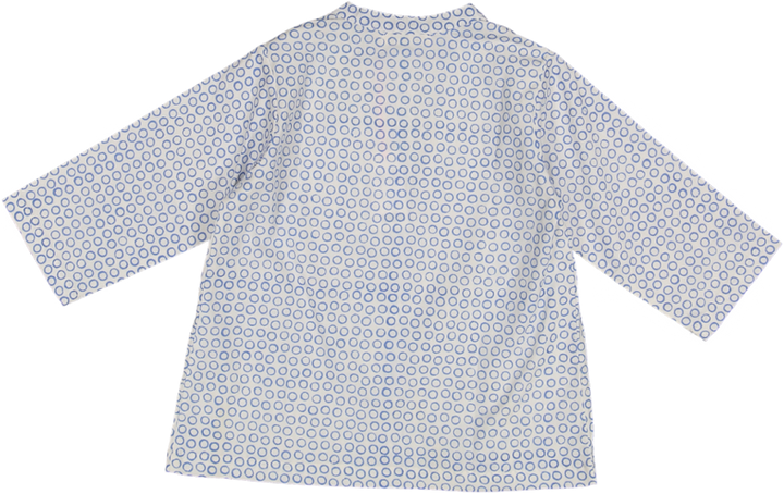 BASIC TOP 3/4 SLV-Blue Circle