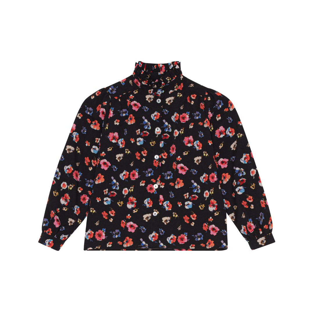 CRW22.4495-5 BLACK FLORAL