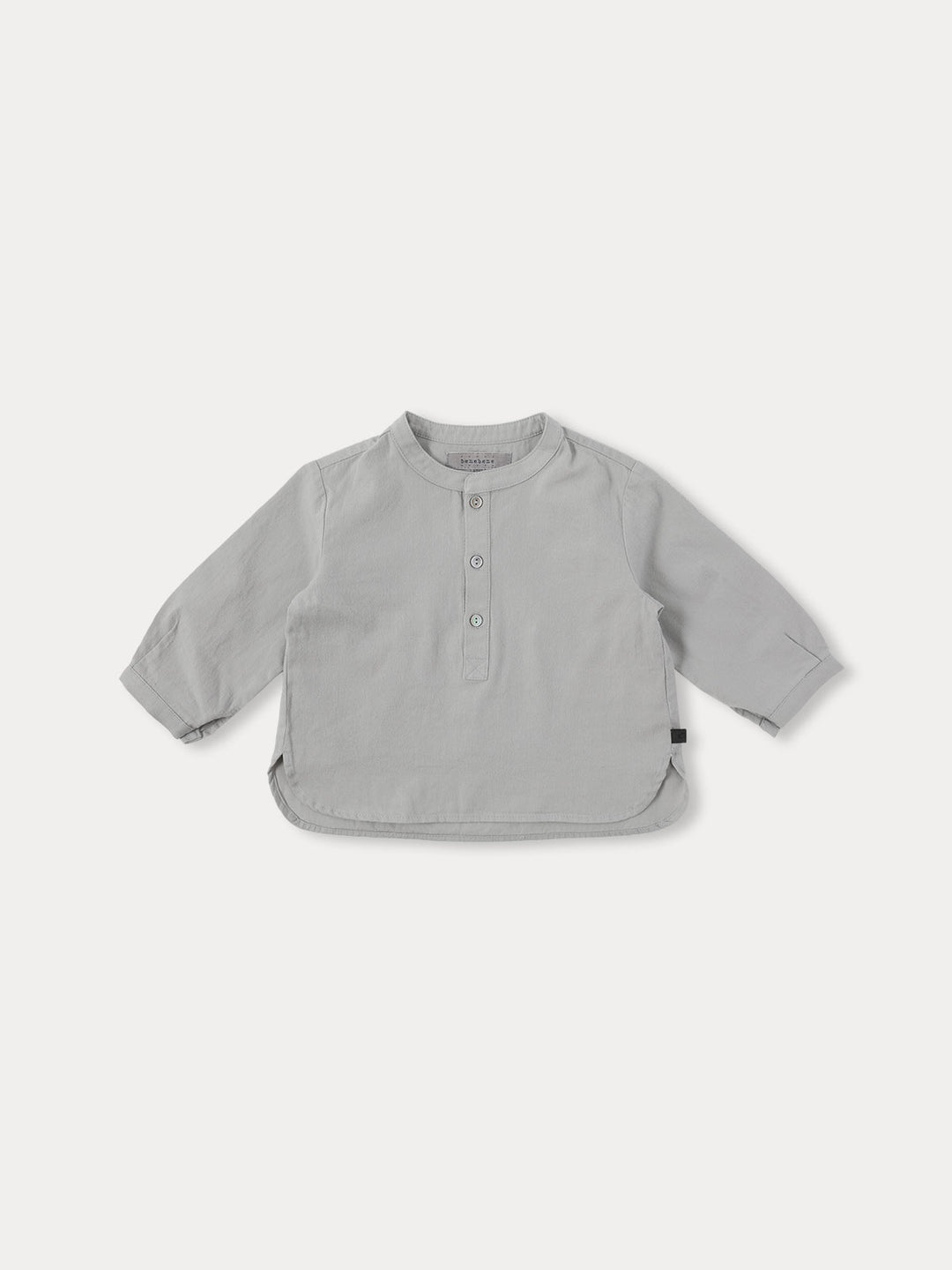 BABY)Bene Pure Shirt-grayish blue