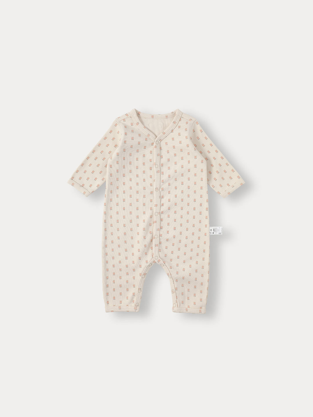 BABY)Manon Organic Footless Sleepsuit-pink