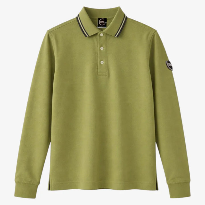 3592N POLO WITH THREE-COLORED LINES ON NECK AND STRIPES ON ARMHOLES - BEETLE