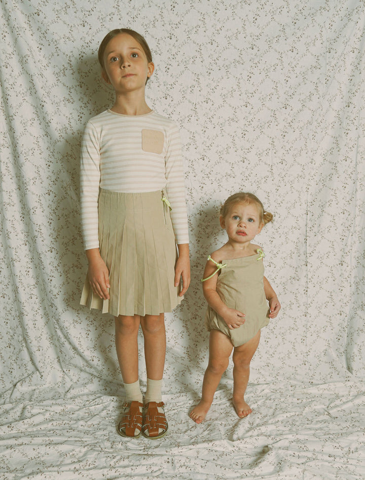 C-26229-Rope String Bubble Romper-Tan